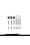 Dual-Ended Eyebrow Spoolie Brushes, Professional Brow Grooming and Shaping Tools with Comb, 6 pics