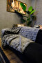 Plush Sofa Throw Blanket Fluffy Bubble Antrast Multi-Purpose Diamond Pattern 150X150 cm - 4