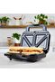 3-in-1 Sandwich Maker Snack Maker, Toastie Maker, Waffle Maker & Panini Press, Black&Stainless Steel - 8