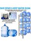 8 Bottles Storage Rack 4 Tier Reinforced Carbon Steel Heavy Duty - 4