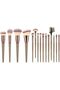15 Pieces Professional Makeup Brush Set Suitable for Mixed Foundation, Concealer, Blush, Eyeshadow