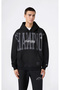 Hooded Sweatshirt Men's Black Sweatshirt - 221304-Kk001