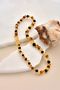 Natural Amber Teething Necklace for Babies – with Safety Lock