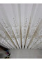 Nova Gold Detailled 1/3 Pleated Tulle Curtain Apm - 4