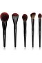 Large Face Makeup Brushes 5pcs Foundation Powder Contour Blusher Highlighter Brush Black T273