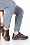 Genuine Leather Inside and Out Daily Comfortable Shoes Mals.352 Brown - 5