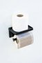 Toilet Paper Holder with Adhesive Cover, Bathroom Toilet Roll Holder with Shelf Napkin Holder Organizer - 6