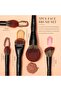 Large Face Makeup Brushes 5pcs Foundation Powder Contour Blusher Highlighter Brush Black T273 - 2