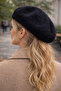 Soft Texture Plain Pattern Painter Beret - 2