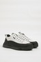 Jeremh Model Combination Leather Imported Sole Sneaker Shoes