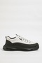 Jeremh Model Combination Leather Imported Sole Sneaker Shoes - 4