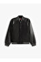 Tjm Flag College Style Men's Black Jacket Dm0Dm22439Bds - 6