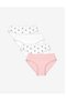 Lcw Baby Ecru Elastic Waist Printed Baby Girl Panties 3-Piece