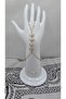 Stainless Steel Gold Color Lotus Model Row Zircon Stone Shahmeran