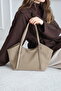Women's Buckle Detailed Zippered Shoulder Bag Riva - 7