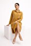 Zircon Stone Beadwork Cotton Women's Shirt Tunic - 4