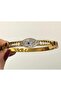 Stainless Steel Evil Eye Bead Steel Cuff Bracelet - 2