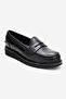 Women's Thick Sole Casual Shoes Real Leather Mt 24092 Black - 3