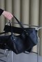 Women's Buckle Detailed Zippered Shoulder Bag Riva - 4