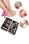 12 Pieces Stainless Steel Compact and Portable Manicure Scissors Nail Clippers - 3