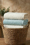 4-Piece Luxury Bath Towel Set Velvet Textured Soft 2 Bath Towels 2 Hand and Face Towels Turkish Bath Set - 2