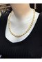Calcite Natural Stone Women's Necklace 55 cm |   Valentine's Day Gift Long Necklace, Bohemian Elegant Design - 2