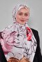 Mustard Abstract Floral Pattern Twill Shawl - 3