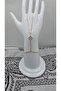 Stainless Steel Gold Color Flower Model Waterway Zircon Stone Şahmeran