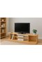 𝐎𝐧𝐞𝐃𝐜𝐨𝐫 Modern TV Stand with Storage for TVs up to 65” – Bamboo Entertainment Console - 6
