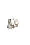 A Stylish Bag with Chain Detail That Can Be Carried by the Handle or Crossed, Ecru - 2