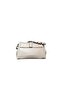 Chain Knitted Multi-Partitioned Bag with Many Compartments Ecru - 4