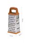 Stainless Steel 4-Sided Multifunctional Grater Slicer Wood Look - 5