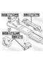 Engine Front Cross Member Bushing - MSB-V75LWR - 3