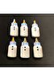 Baby Bottle Shaped Wooden Painted 2.5 cm Two Hole Mixed Button 1 Pack 6 Pieces - 2
