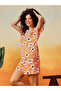 Floral Print T-Shirt and Shorts Set - 4