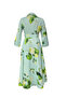 Women Floral Print Buttoned Maxi Dress - 5