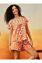 Floral Print T-Shirt and Shorts Set - 3