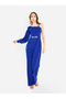 Women One Shoulder Chain Accent Jumpsuit