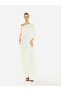 Women Crystal Trim One Shoulder Jumpsuit - 2