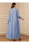 Women Embellished Balloon Sleeve Maxi Dress - 2