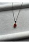 Raw Sunstone Steel Necklace Handmade 316L Steel - 2