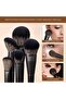 Makeup Brushes Set 14Pcs Black Kabuki Foundation Eyeshadow Contour Concealer Powder Eyeliner T336 - 3