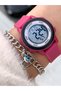 Brand Water Resist, Alarm, Luminous, Cherry Rot Silicone Strap Small Case Sports Men'S/Wrist Watch - 4
