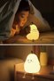 Fluffy Led Night Light with Pear Shape and 5 Different Color Modes – Soft Textured Children's Room and Decor - 6