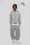 Extra Long 2 Thread Washed Fabric Loose Fit O Oversized Elasticated Cuffs Men's Baggy Sweatpants - 8