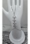 Stainless Steel Silver Color Zircon Stone Şahmeran - 3