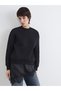 Timeless Clothing & Timeless Choices Lace Detailed Loose Fit Women's Thick Sweatshirt