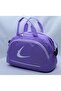 Lila Two-Compartment Long Strap Unisex Medium Size Travel Fitness and Sports Bag - 4