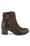 1779011K Women's Genuine Leather Heeled Classic Boots - 3