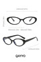 Tabbart Cat Eye Classic Retro Popular Blue Light Protection Blue Block Transparent Screen Glasses - 6